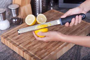 Custom Logo Cheese Grater & Lemon Zester with Protect Cover