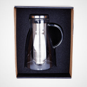 Cold Brew Coffee Maker & Tea Infuser Carafe by Integrity Chef - 5 Cup Pitcher, Premium Food Grade Quality Stainless Steel & Glass Pot, Perfect Gift, SAVE A LIFE!